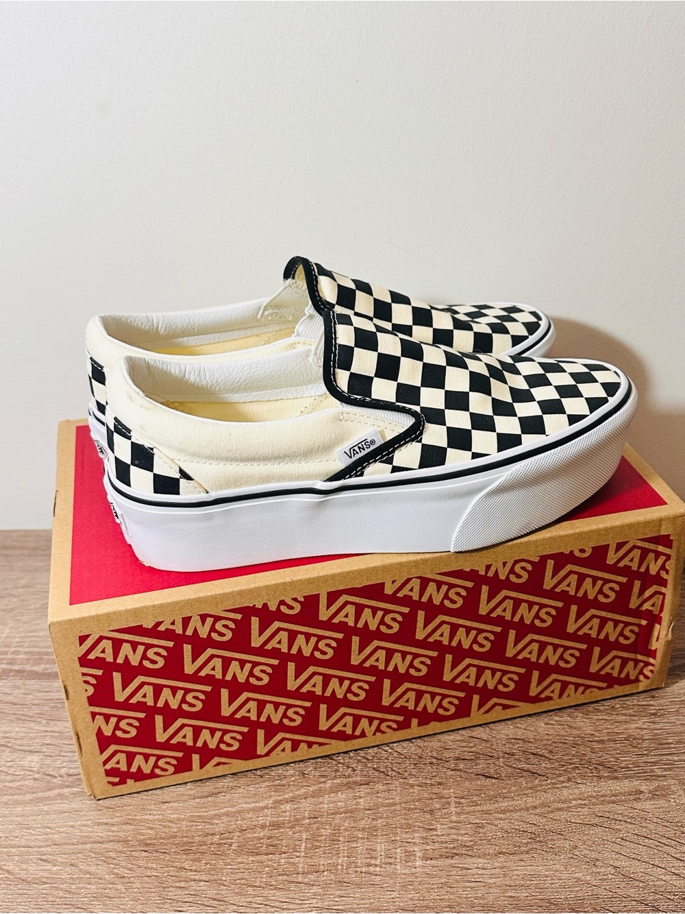 Checkerboard Platform Vans Stackfotm Sneakers